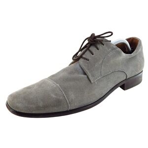 Florsheim Men's Derby Oxfords Size 10.5 Gray Suede Cap Toe Dress Shoe